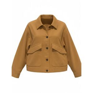 AVES LES FILLES - Relaxed Corduroy Jacket     Size: Large Color: Camel